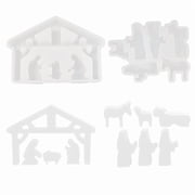 Nativity Resin Silicone Mold Chocolate Fondant Silicone Mold