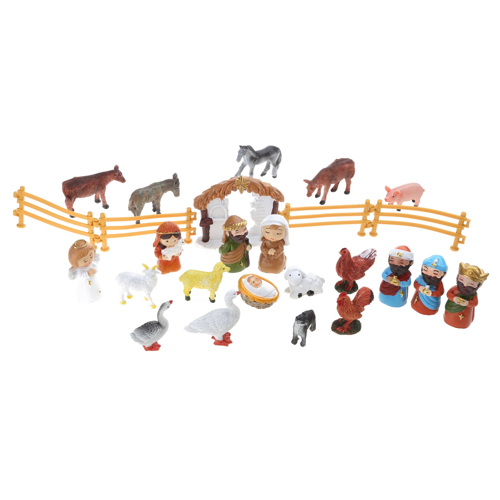 Nativity Scene Advent Calendar Set, 24 Days of Christmas Nativity Scene ...