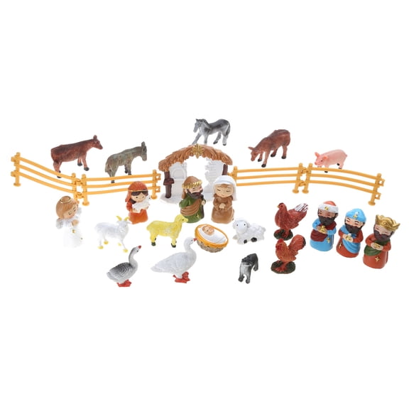 Nativity Scene Advent Calendar Set, 24 Days of Christmas Nativity Scene , Christian Religious Advent Calendar Countdown