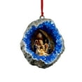 thumbnail image 1 of ‌Nativity Scene Christmas Tree Ornament,Resin Rock with Blue Crystal Cavity,Hand-Painted Holy Family,Religious Holiday Decoration,Shatterproof Unique Christmas Ornament for Home Decor‌, 1 of 4