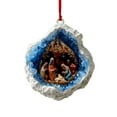 thumbnail image 1 of Taicans ‌Nativity Scene Christmas Tree Ornament,Resin Rock with Blue Crystal Cavity,Hand-Painted Holy Family,Religious Holiday Decoration,Shatterproof Unique Christmas Ornament for Home Decor‌, 1 of 5