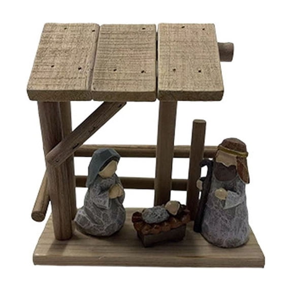 Nativity Scene Figurine - Holy Family Figurine - Hand-Painted Resin - Christmas Decor - Collectible Gift - Walmart Exclusive