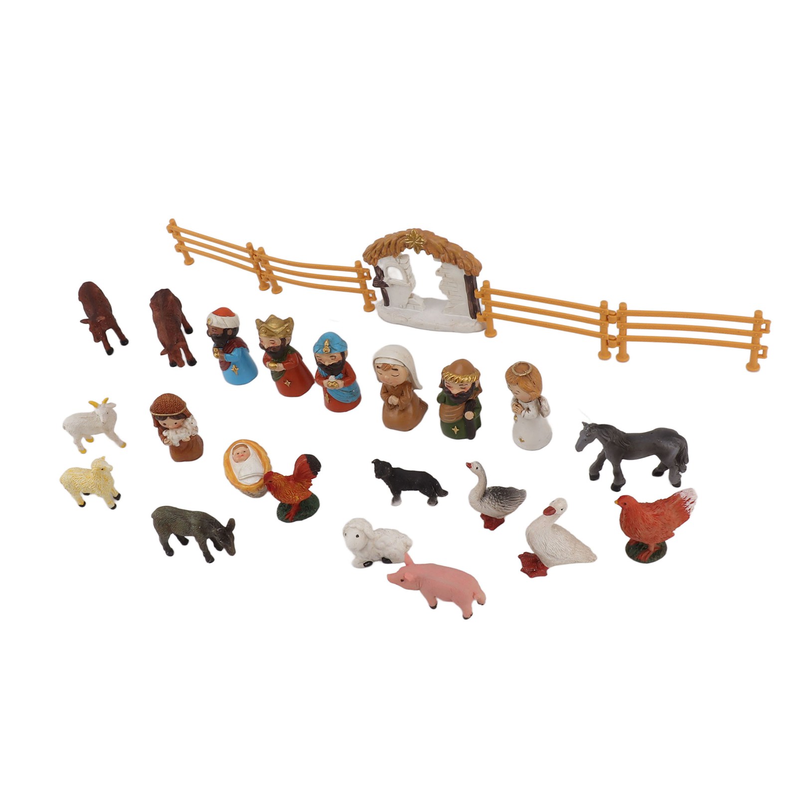 Nativity Scene Kids Toy, Tabletop Ornament Nativity Advent Calendar For