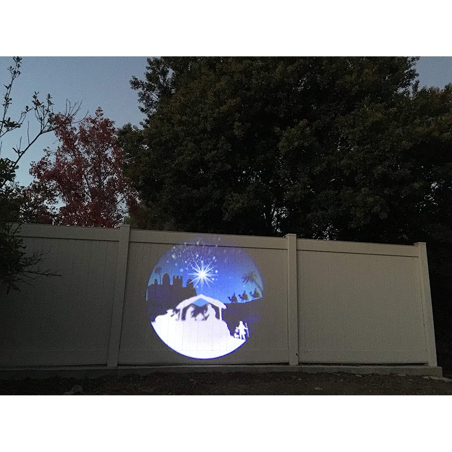 Nativity Scene Outdoor Projector by JIARUI, Christmas in Bethlehem