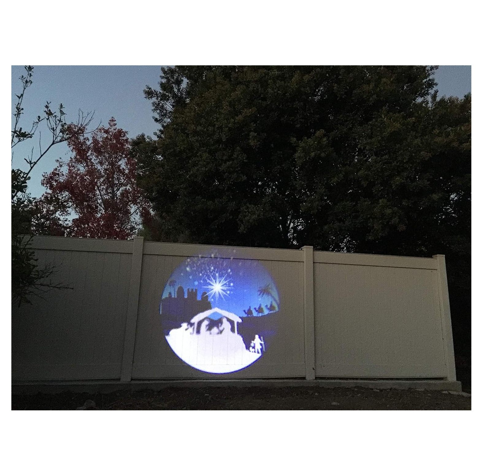 Nativity Scene Outdoor Projector by NeosKon, Christmas in Bethlehem
