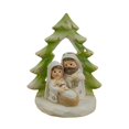 thumbnail image 1 of Nativity Scene Resin Figurine – Holy Family Christmas Horse Trough Ornament for Tabletop, Shelf, or Mantel, Religious Baby Jesus Decoration Gift for Home Display, 1 of 5
