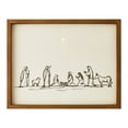 thumbnail image 1 of Nativity Scene with Bethlehem Star Framed Christmas Wall Art, 14" x 11", by Hólǐday Tǐ-me, 1 of 8