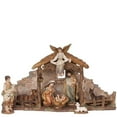 thumbnail image 1 of Christmas Nativity Set W/ Stable Polyresin Mary Joseph Jesus Animals 34996, 1 of 4