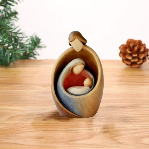 Nativity Set,Nativity Scene Indoor,Nativity Sets for Christmas Indoor,Nativity Scene Christmas Decor,Nativity Scene Statue,Home Sculpture Ornament Decoration,Resin Crafts Holiday Decoration Christmas