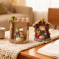 thumbnail image 1 of Nativity Set,Resin Holy Family Nativity Figurine,Christmas Nativity Scene Sets for Tabletop Holiday Home Chapel Christmas Indoor Decorations（2 pcs）, 1 of 10