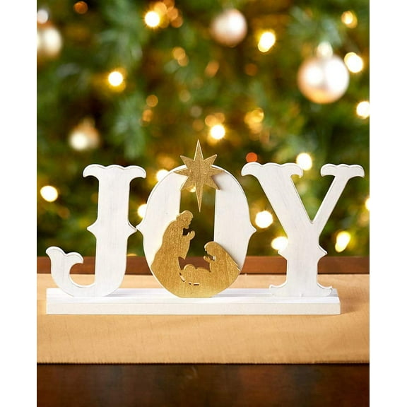 Nativity Tabletop Accent - Joy Nativity