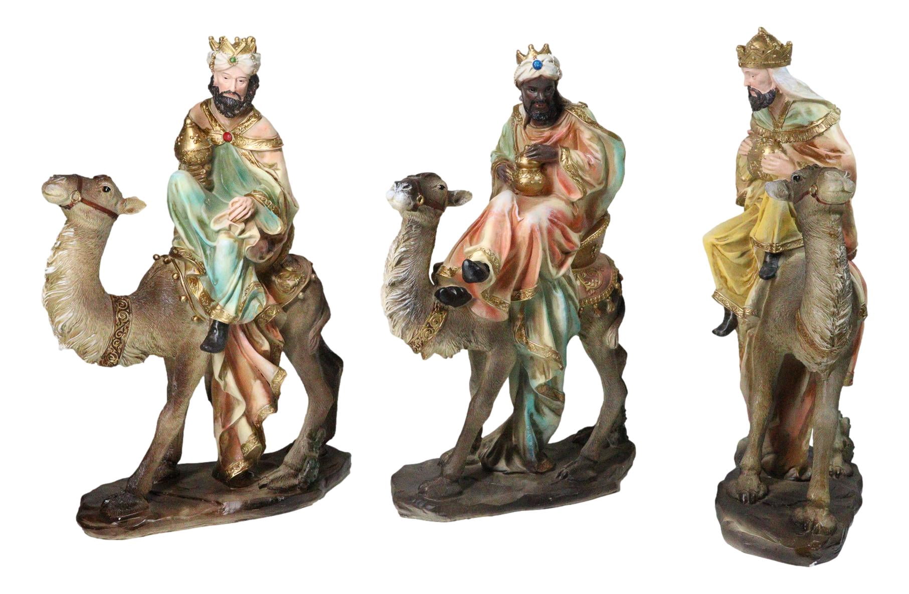 3 Kings In Nativity Items (1946-1990) for sale | eBay Nativity 3 Wise Men On Camels Porcelain Set of 3 8” Figures main image 1