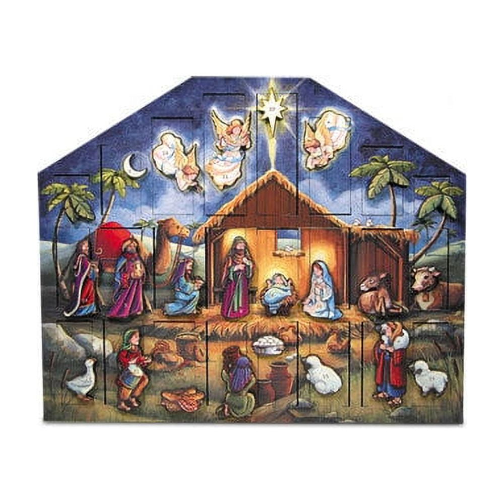 Nativity Wooden Advent Calendar