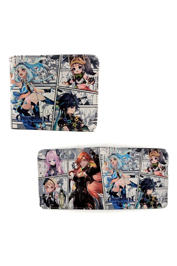 Natlan Heroes - Genshin Impact 4x5" Bi-Fold Wallet
