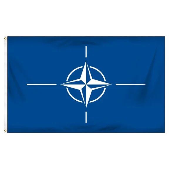 Nato (North Atlantic Treaty Org) Alliance Flag 3X5Ft Banner Europe