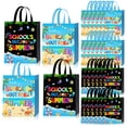 thumbnail image 1 of Natonhi 24 pcs End of the Year Party Bags Snacks Treat Candy Summer Gift Goodie Paper Bags with Handles for Summer Theme Party Favors Decorations Supplies, 1 of 7
