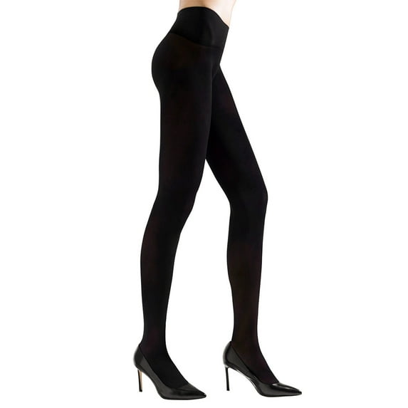 Natori Women's 2 Pack Revolutionary Opaque Control Top Tights - Womens - Female, Medium/Large, Black