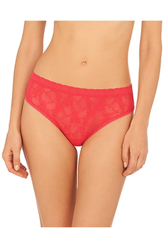 Bliss Allure One Size Lace Thong, Hibiscus