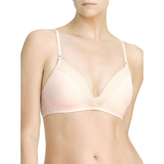 Natori CAMEO ROSE Grace Wire Free Contour Maternity Bra, US 38D, UK 38D