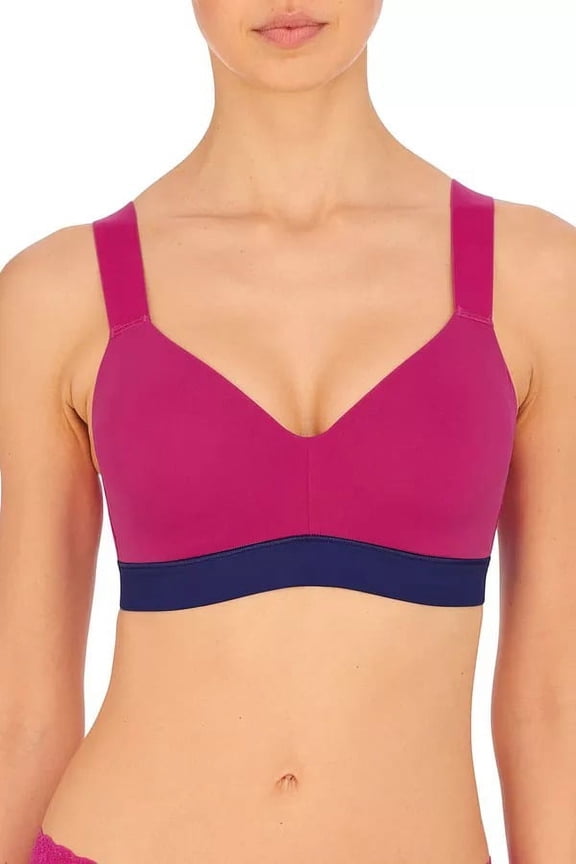 ELECTRIC FUCHSIA/DEWBERRY Dynamic Contour Sports Bra, US 38B, UK 38B