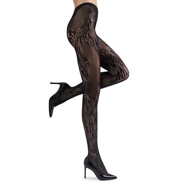 Natori Women's Feather Lace Nylon Net Tights - Womens - Female