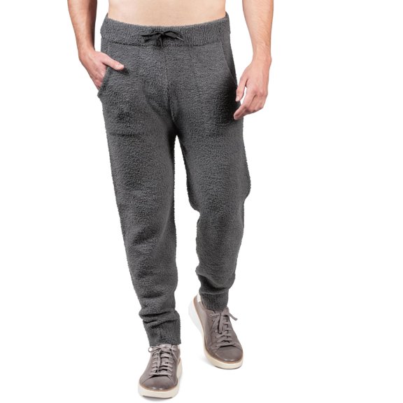 Natori Mens Sherpa Knit Jogger Pants