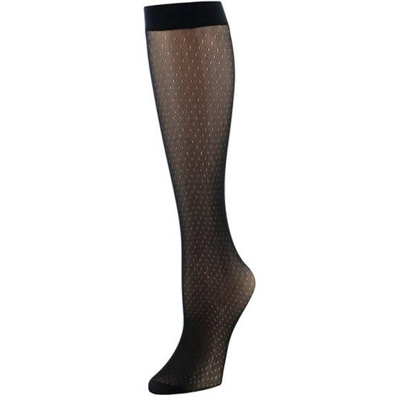 Natori Natori Dotted Net/Solid Trouser Sock 2 Pack - Mens - Male