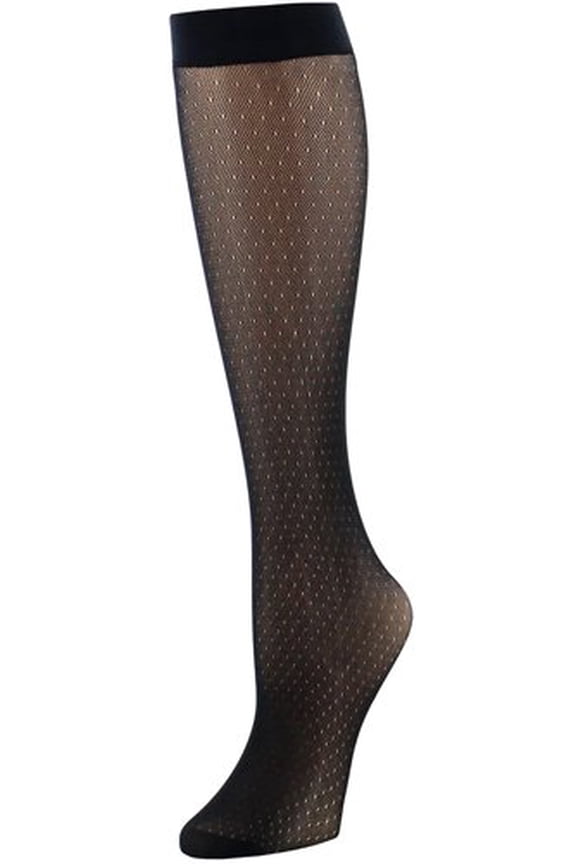 Dotted Net/Solid Trouser Sock 2 Pack - Mens - Male