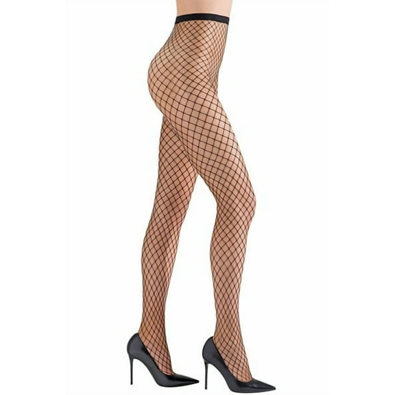 Natori Natori Maxi Net Fishnet Tights - Womens - Female, Large, Black