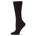 thumbnail image 1 of Natori Natori Medallion Knit Wool Blend Knee Socks - Womens - Female, 9-11, Black, 1 of 7