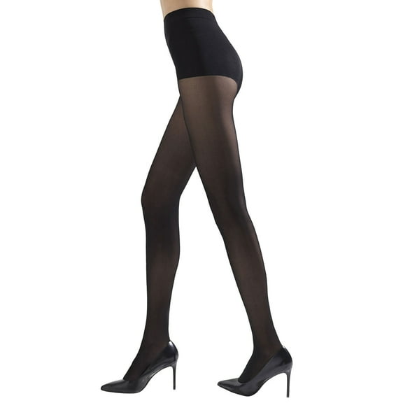 Natori Natori Soft Suede Opaque Tights - Womens - Female, Large/X-Large, Black