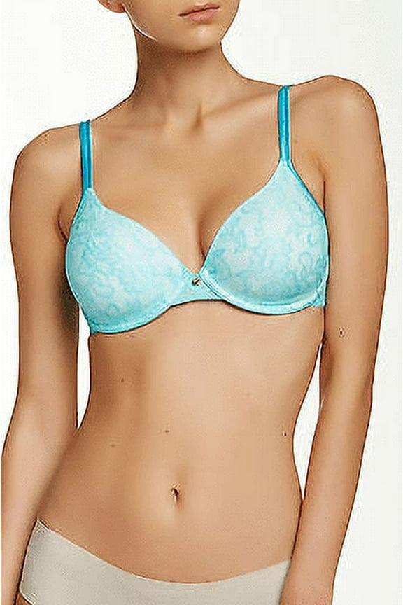 SEAFOAM/LIGHT IVORY Sweetheart Memory Contour Bra, US 34C, UK 34C