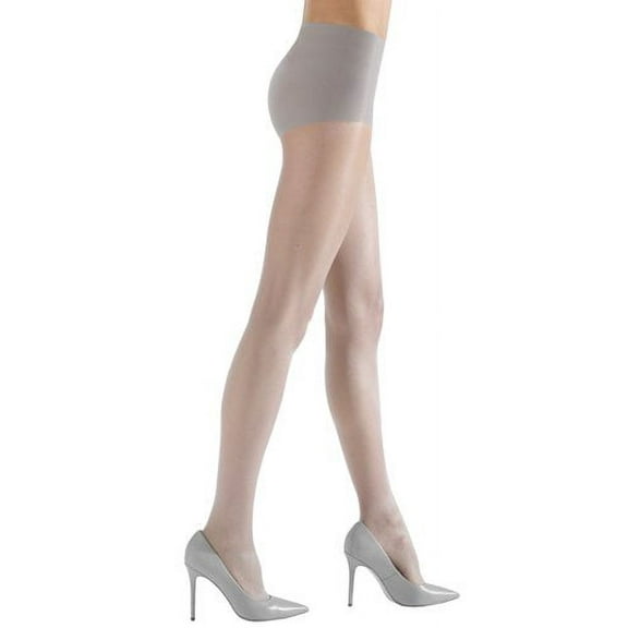 Natori Women's Shimmer Sheer Control Top Tights - Womens - Female, Small, Silver