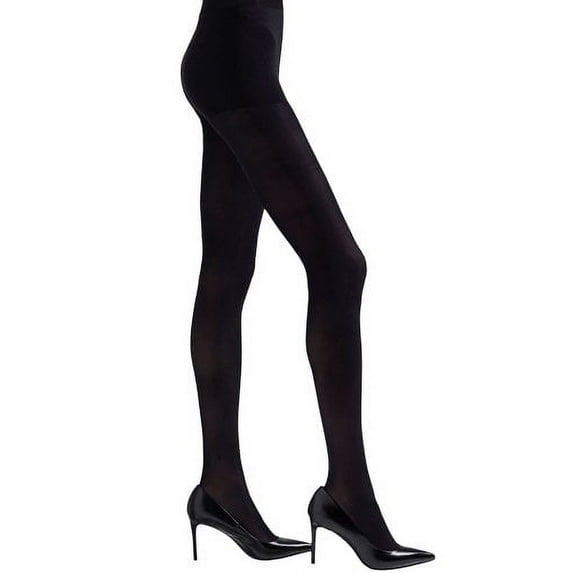 Natori Natori Velvet Touch Opaque 80 Denier Control Top Tights - Womens - Female, Large/X-Large, Black