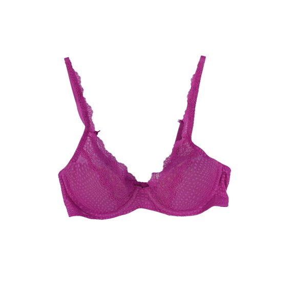 Natori Women's Bra Beyond Convertible Support Lace Solid Vivid Plumcafe 30B New