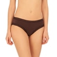thumbnail image 1 of Natori Women's No-Show Pima Cotton Bliss Girl Brief with Lace 156058, Java, XXL, 1 of 3