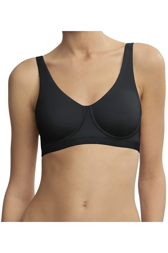 Women's Recharge Sports Bra (Black, 40DD)