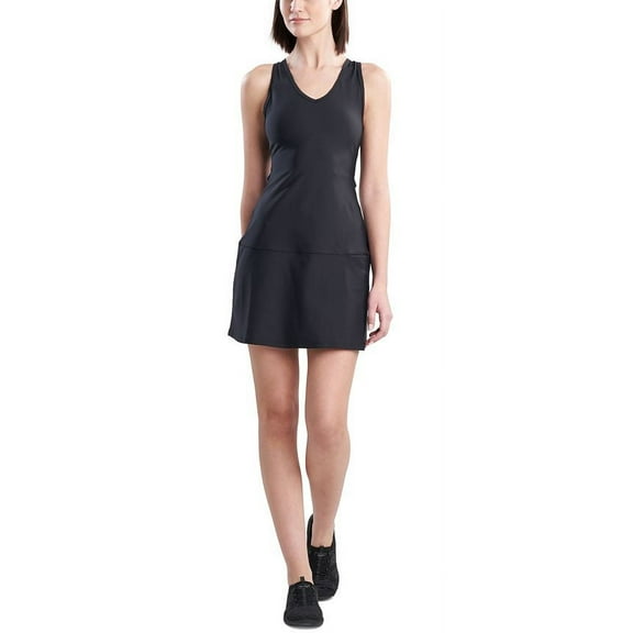 Josie Natori Womens Solstice Back Cutout Dress Black XL