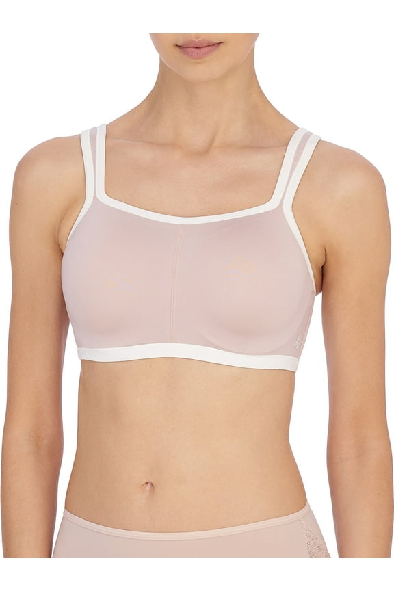 's Women Natori Yogi Contour Convertible Sport Bra (Light Mocha/Light Ivory, 34I)