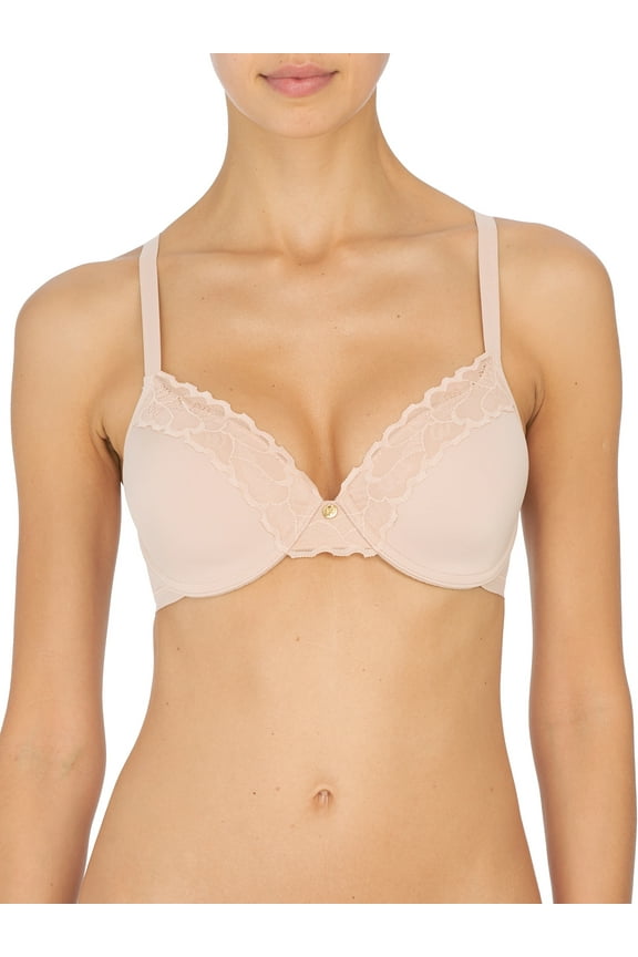 's Women Refined Contour Underwire Bra (Tulle, 32DD)