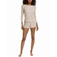 thumbnail image 1 of Natori womens  2pc Rib Essential Pajama Set, xs, 1 of 3