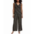 thumbnail image 1 of Natori womens  2pc Tate Silk-Blend Pajama Set, s, Black, 1 of 3