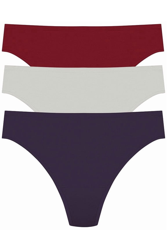 womens  3pk Bliss Bare Thong, xs
