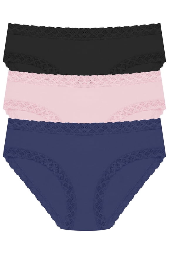 womens 3pk Bliss Full Brief, XL