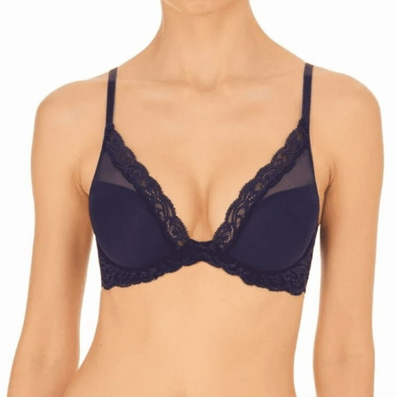 Natori womens  Feathers Contour Plunge Bra, 38D