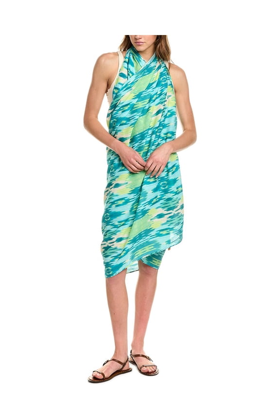 womens Ibiza Pareo, O/S, Blue