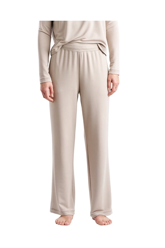 womens  Kaia Terry Everywhere Straight Leg Pant, m, Brown