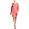 thumbnail image 1 of Natori womens  Long Sleeve Scroll Jacquard Dress, m, 1 of 3