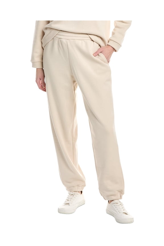 womens  Nova Cozy Brushed Knit Everywhere Jogger Pant, m, Beige