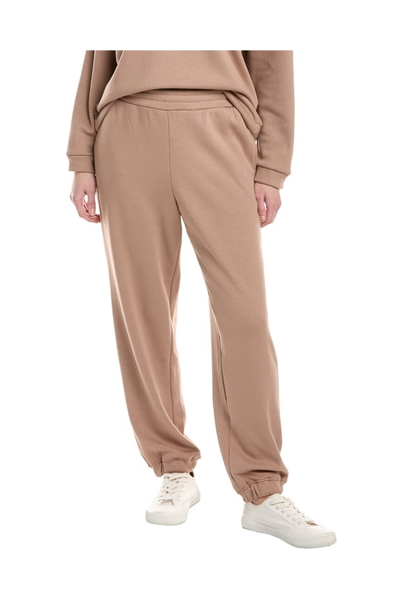 womens  Nova Cozy Brushed Knit Everywhere Jogger Pant, m, Brown